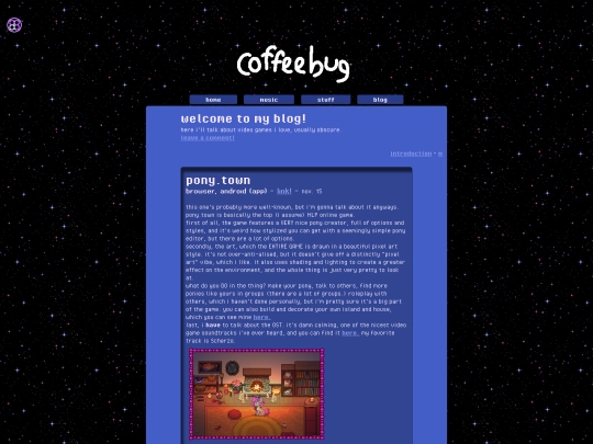 blog screenshot