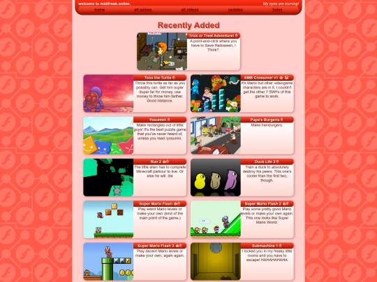 flash screenshot