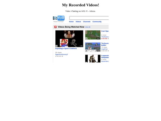videos screenshot