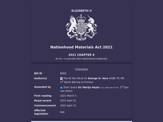 legislation/b065 screenshot