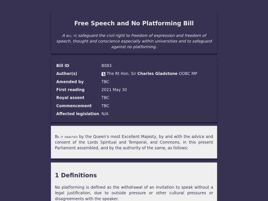 legislation/b083 screenshot
