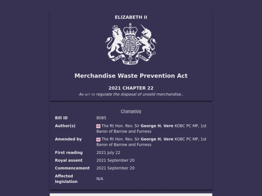 legislation/b085 screenshot