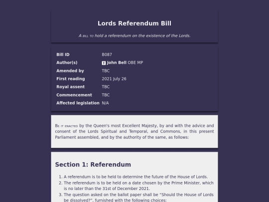 legislation/b087 screenshot