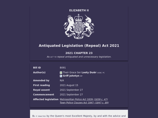 legislation/b091 screenshot