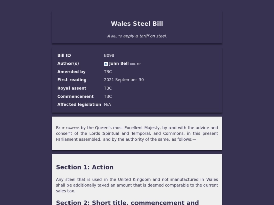 legislation/b098 screenshot