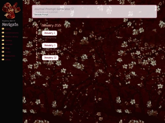 blog screenshot