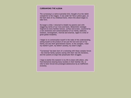 DropdownMenus/CUR/song_pages/album_bio screenshot