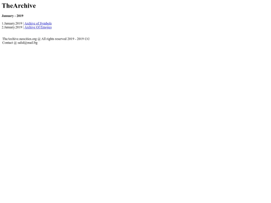 archive screenshot