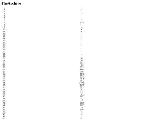 symbolarchive screenshot