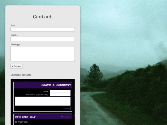 contact screenshot