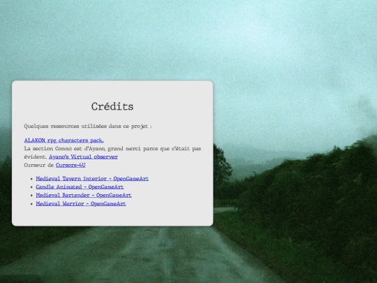 credits screenshot