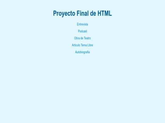 index screenshot