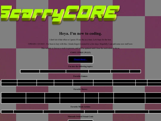 test screenshot
