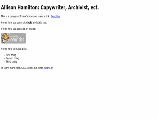 index screenshot