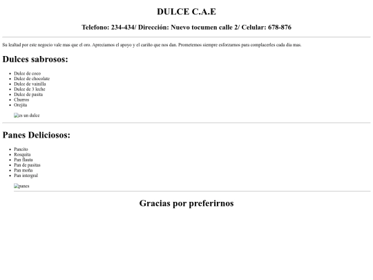 index screenshot
