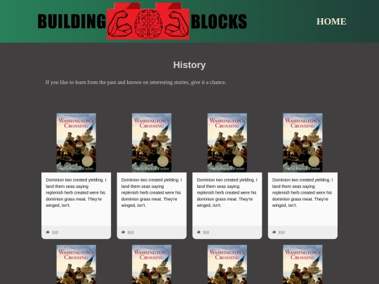 BuildingBlocks_Books/books-history screenshot