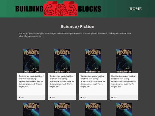 BuildingBlocks_Books/books-scifi screenshot