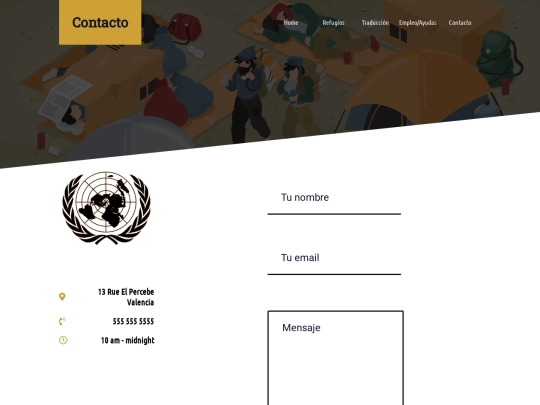 proyecto_ong/contacto screenshot