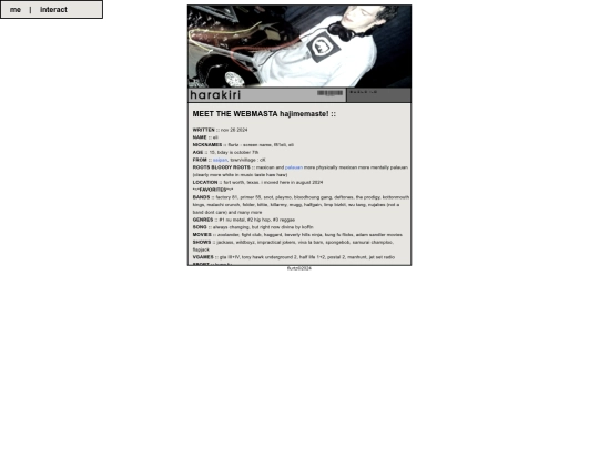 bio screenshot