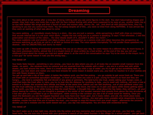 dreaming screenshot