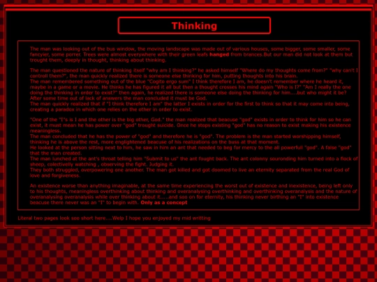 thinking screenshot