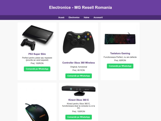 electronice screenshot