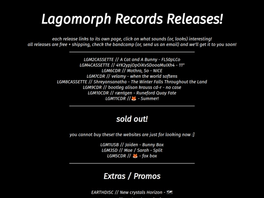 releases screenshot