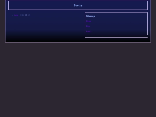poetry_page screenshot