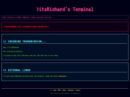 index screenshot