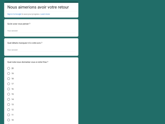 retour screenshot