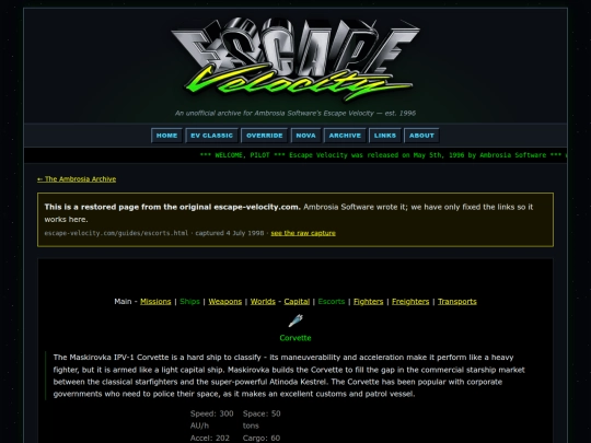 ev/archive/guides-escorts screenshot