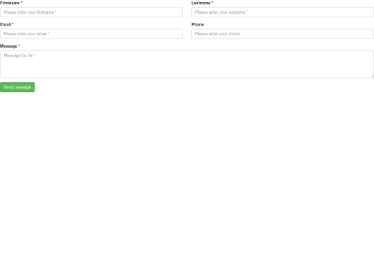 contact screenshot