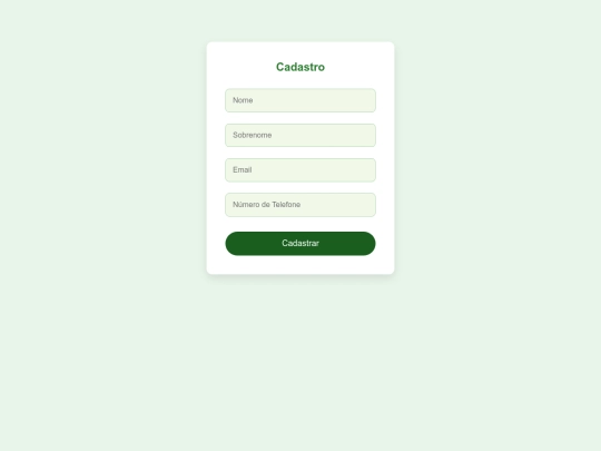 cadastrar screenshot