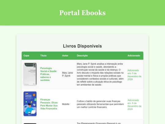 ebooks screenshot