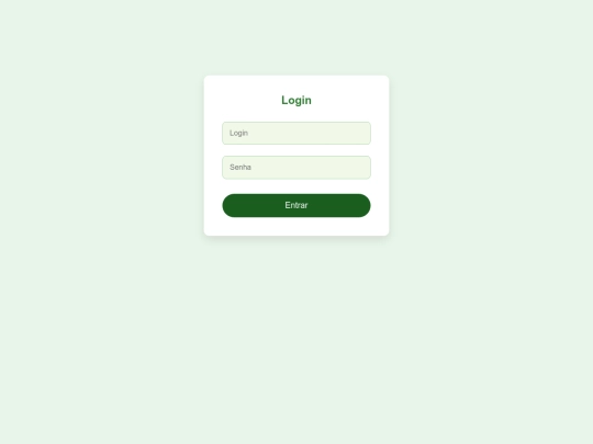 login screenshot