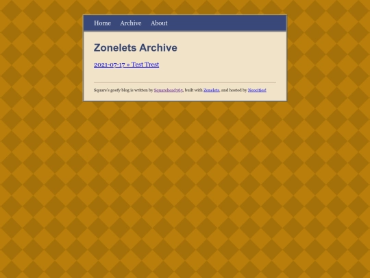 archive screenshot