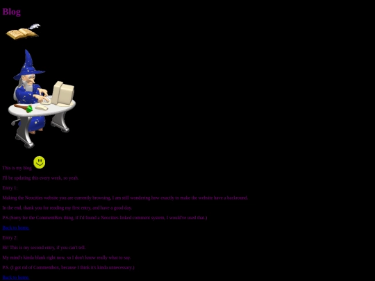 blog screenshot