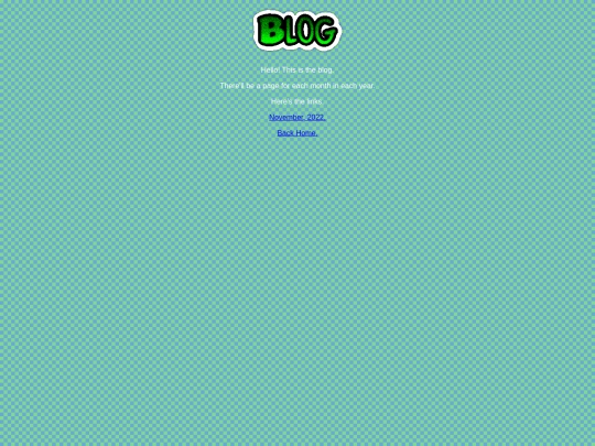 bloggy screenshot