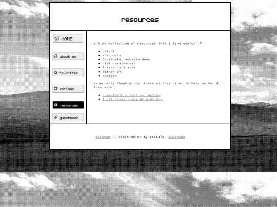resources screenshot