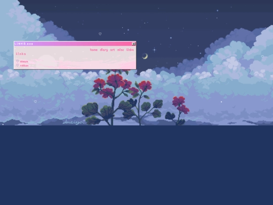 links screenshot