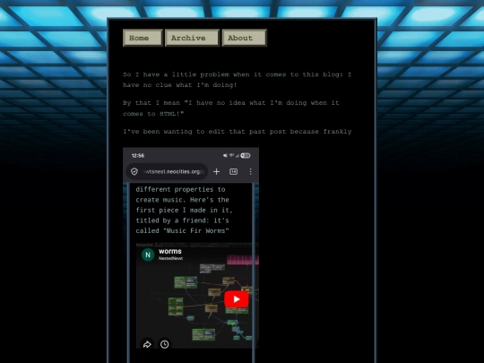 posts/HTML Adventures screenshot