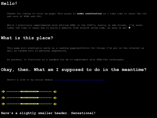 experiments screenshot