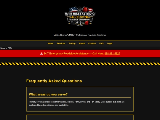 faq screenshot