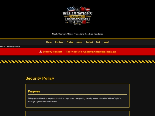 security-policy screenshot