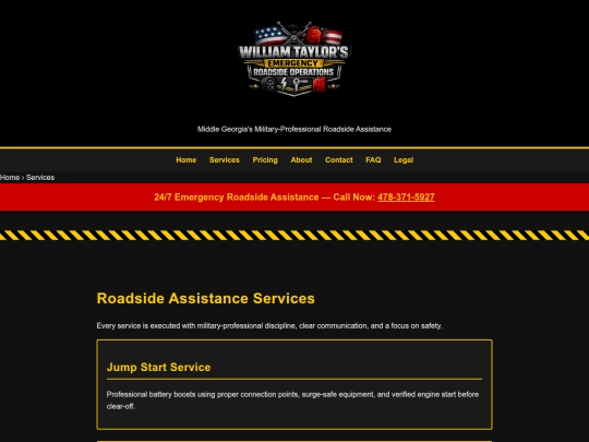services screenshot