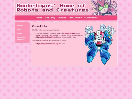 home/credits screenshot