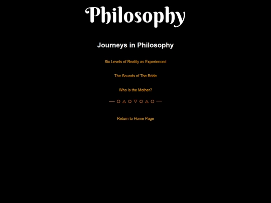 philosophy screenshot