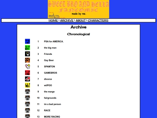 archive screenshot