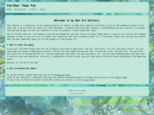 Homepage screenshot