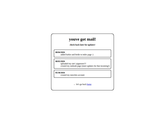 mailbox screenshot